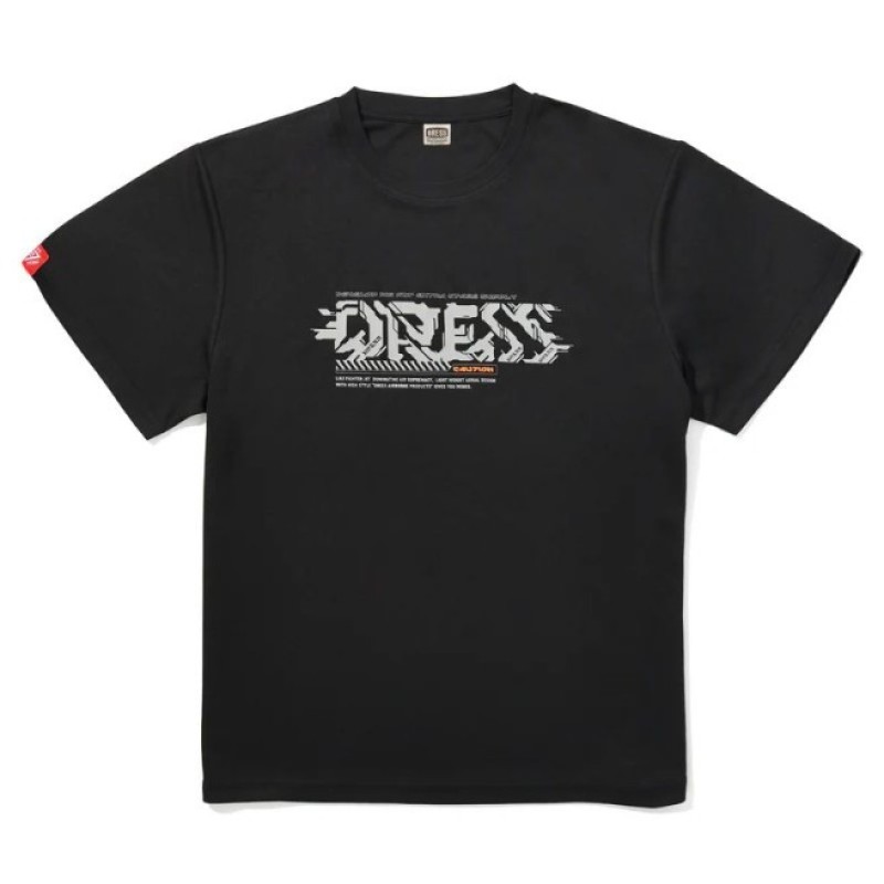 Dress Cyber Logo Dry T-Shirt (Black)