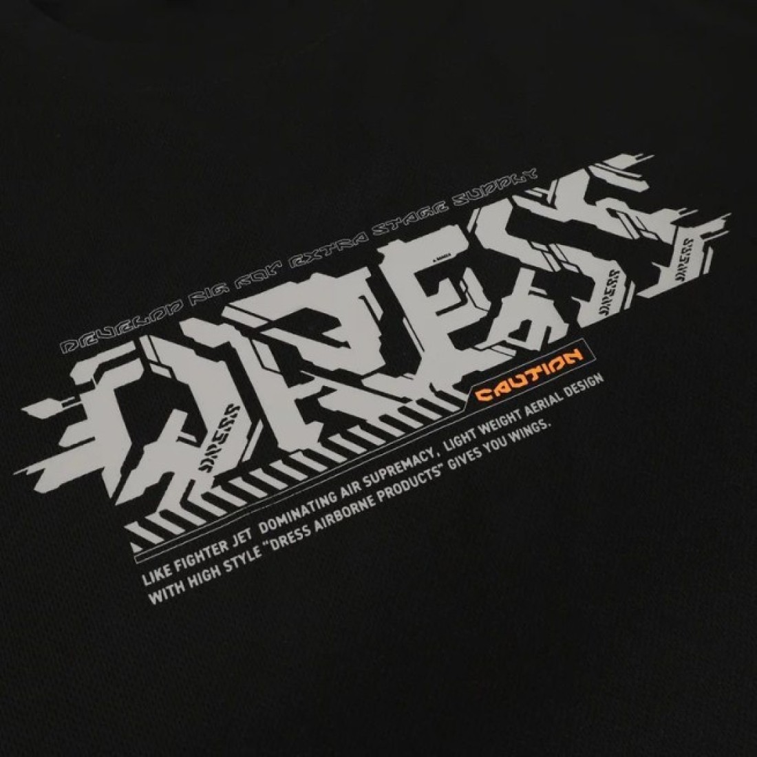 Dress Cyber Logo Dry T-Shirt (Black)