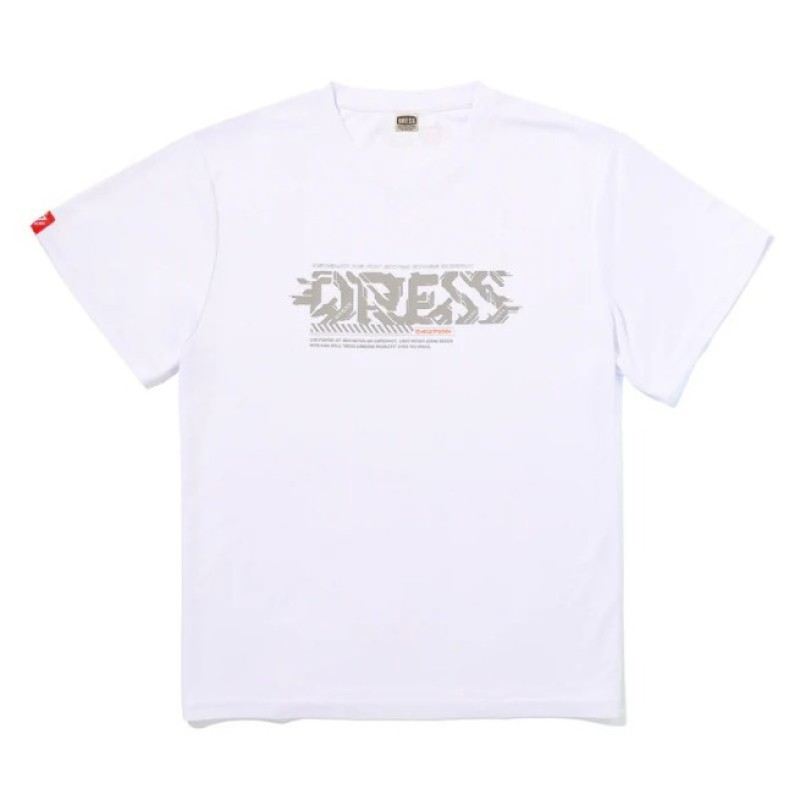 Dress Cyber Logo Dry T-Shirt (White)