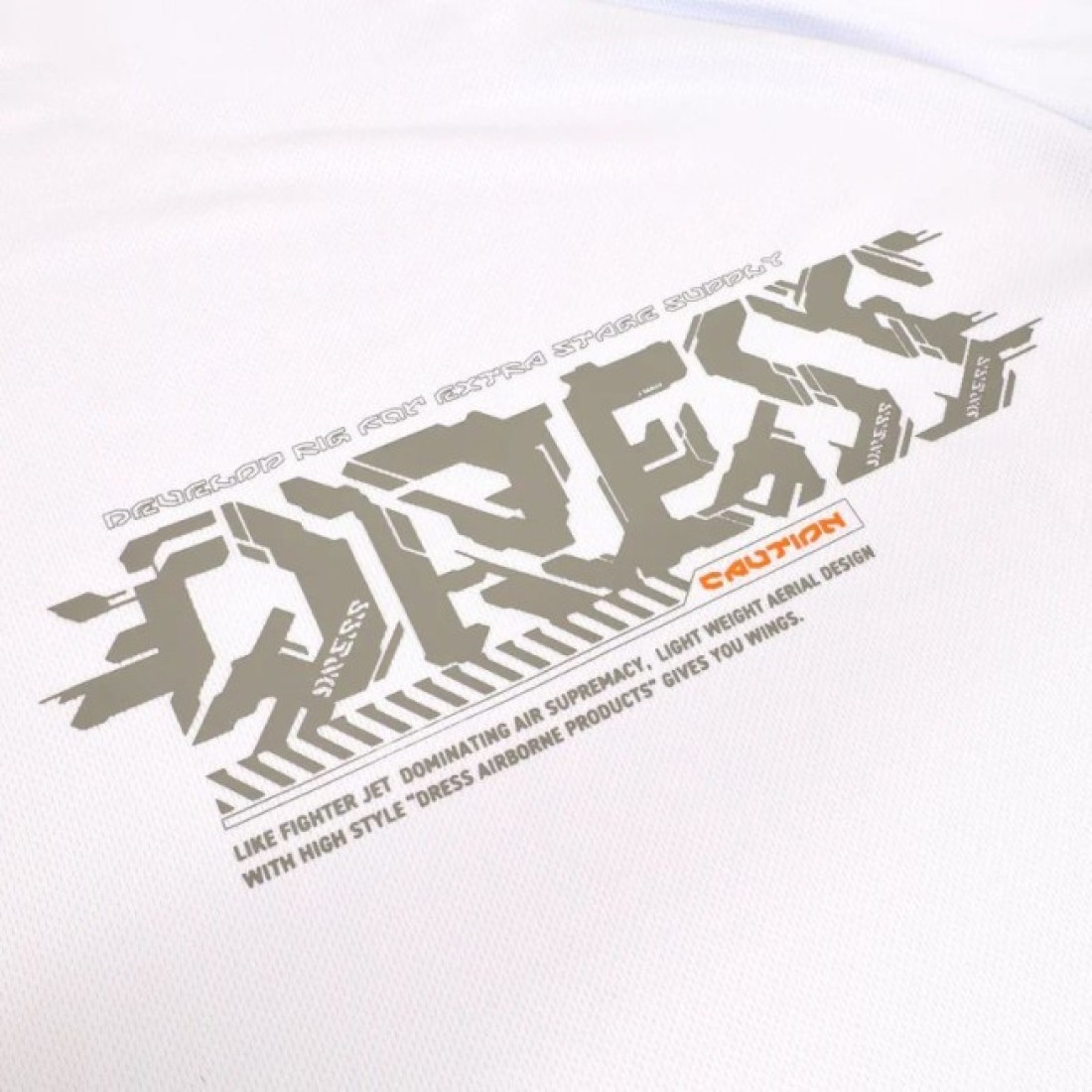 Dress Cyber Logo Dry T-Shirt (White)