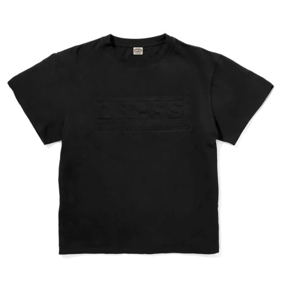 Dress Embossed Logo T-Shirt (Black)