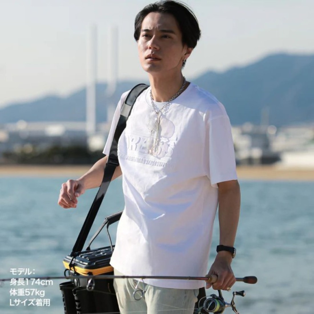 Dress Embossed Logo T-Shirt (White)