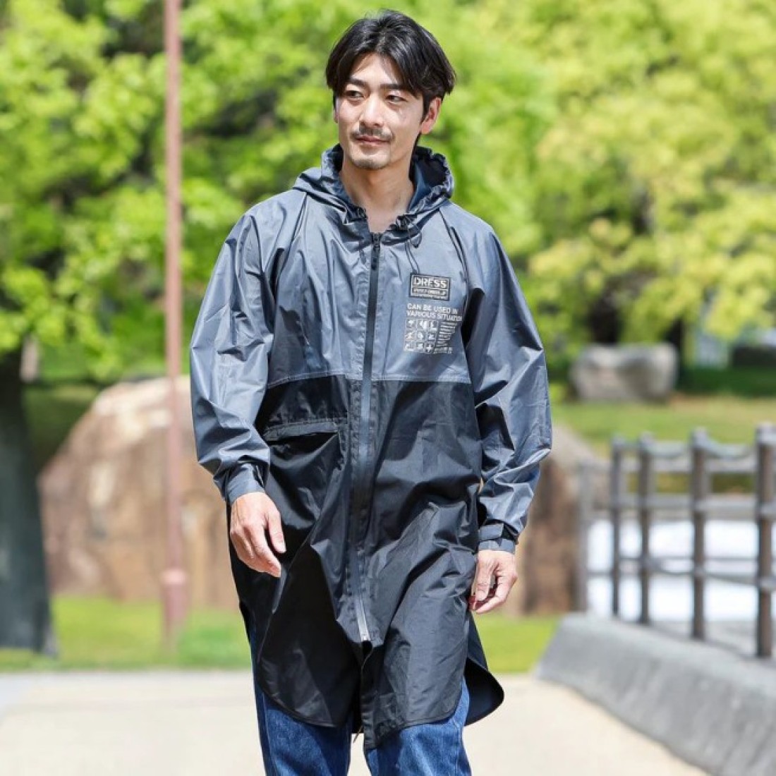 Dress Packable Rain Poncho Airborne