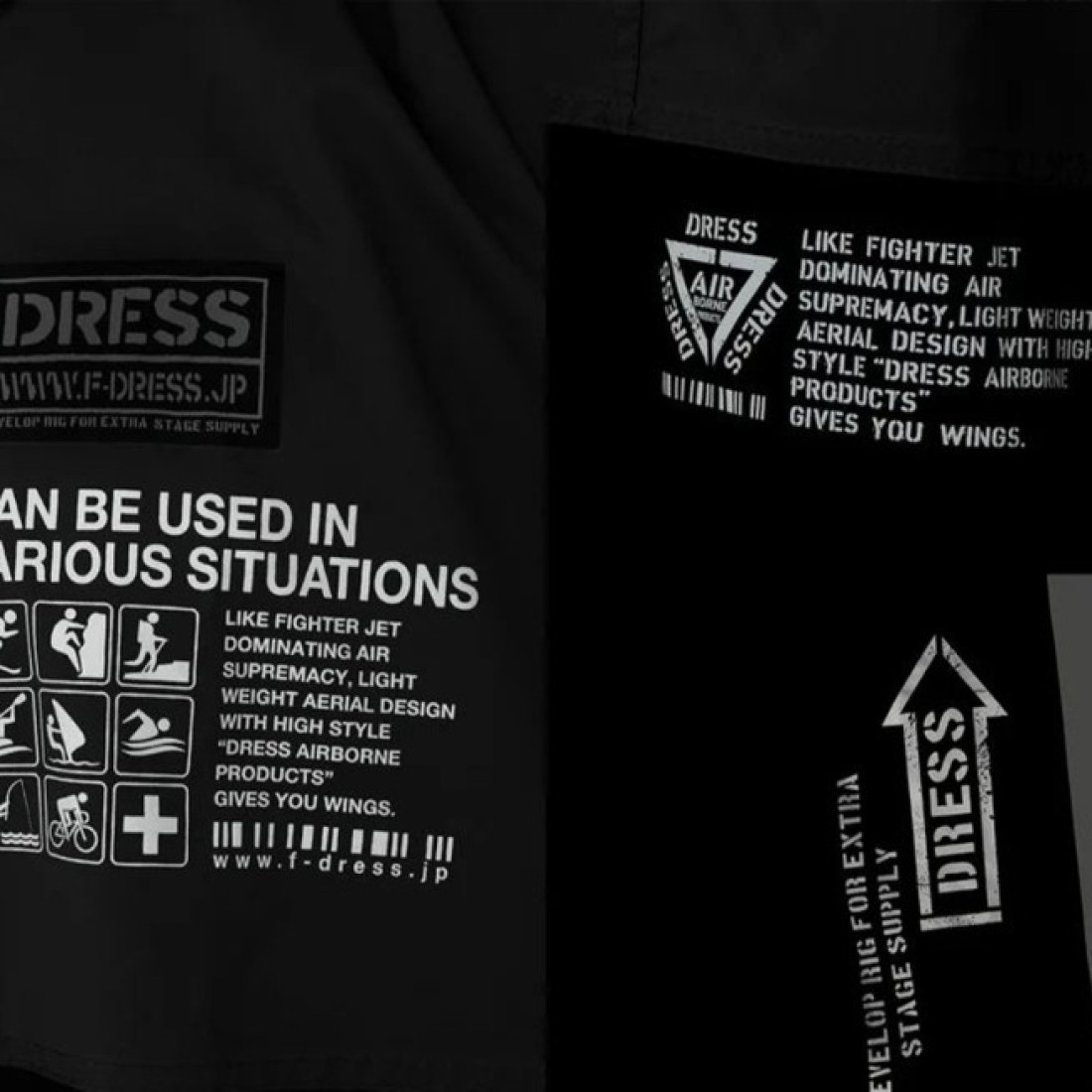 Dress Packable Rain Poncho Airborne