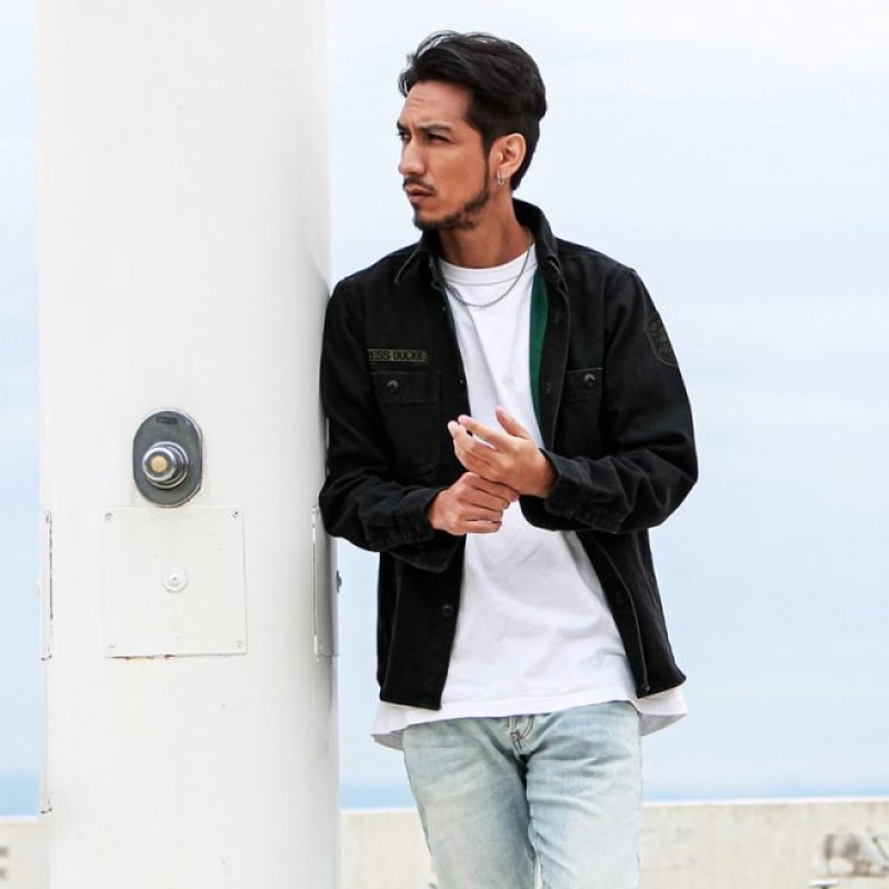 Dress Flannel Shirt Duck Black-Green