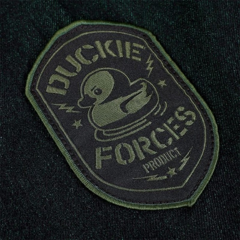 Dress Flannel Shirt Duck Black-Green