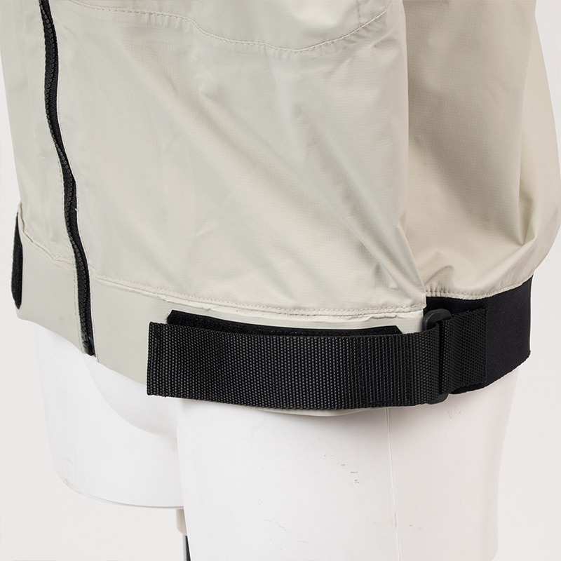 RBB Tide Game Rain Jacket Light Gray