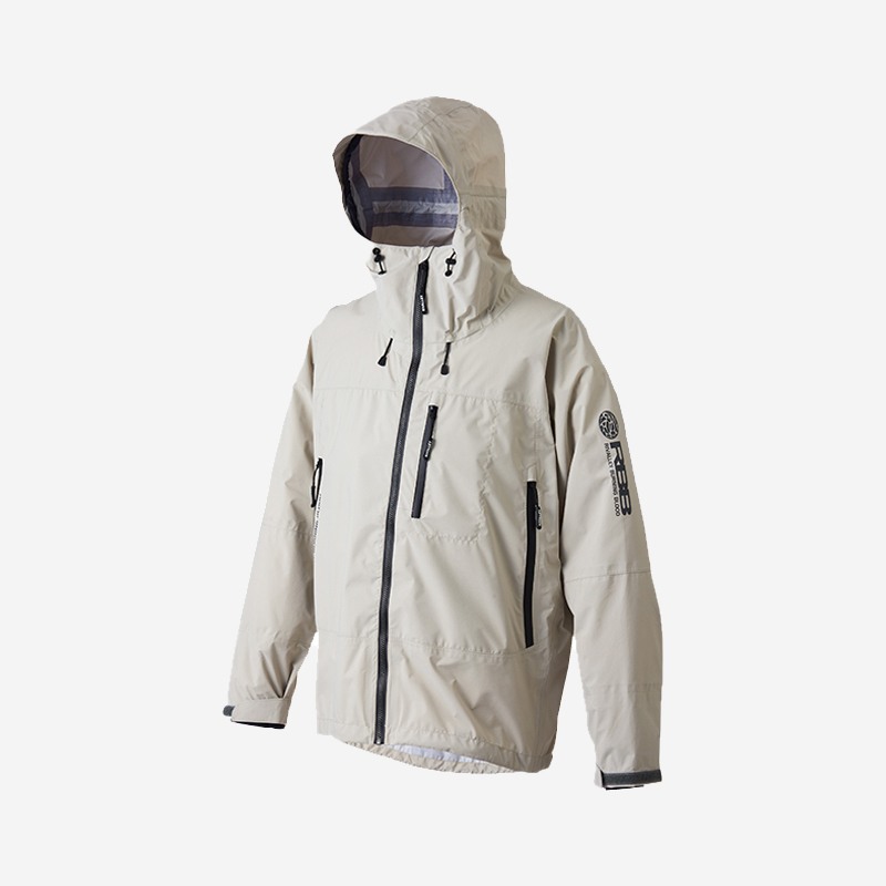 RBB Tide Game Rain Suit (Jacket Only) Light Gray