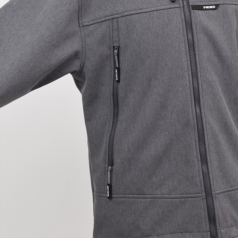 RBB Windguard Hoodie II Heather Black